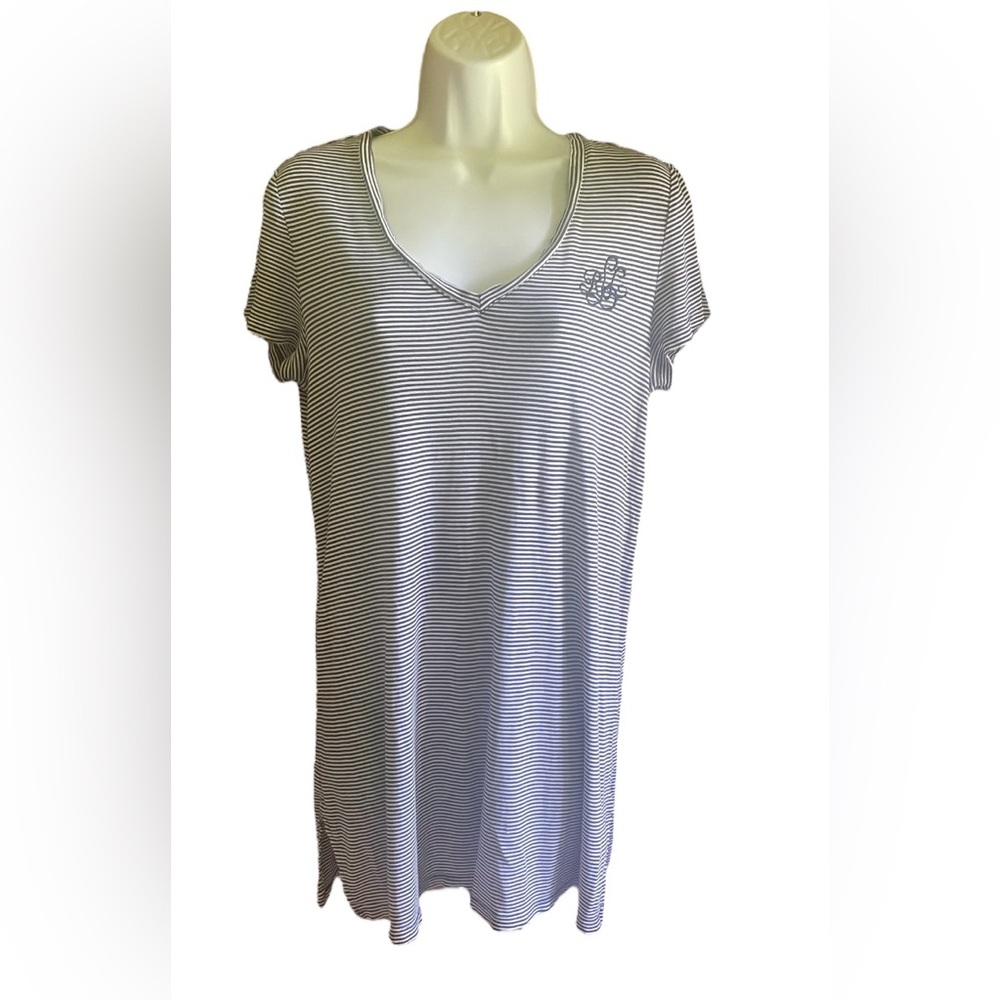 Striped Ralph Lauren Sleep Shirt. M